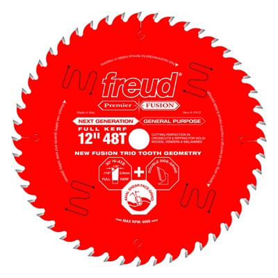 Freud Premier Fusion General Purpose Saw Blade 305mm Diameter 25.4mm Bore