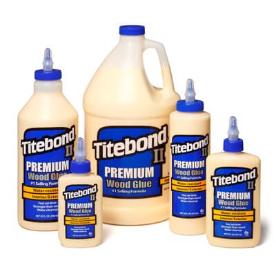 Titebond II Premium Water Resistant Glue PVA Yellow Aliphatic Resin