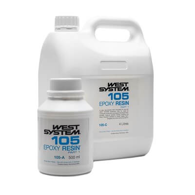 West System 105 Epoxy Resin Part A High Strength Low Viscosity