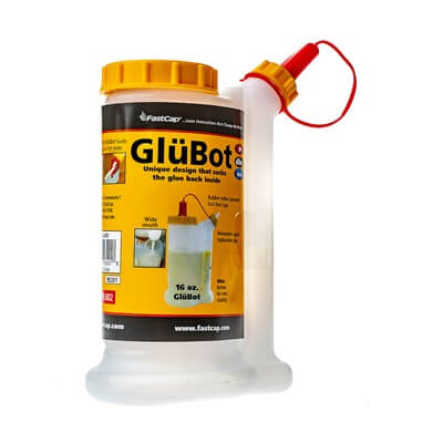 FastCap GluBot Glue Pot Dispenser Bottle Non-Drip 448mL