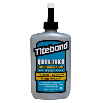 Titebond Quick & Thick Multi-Surface Quick Drying Glue 237mL