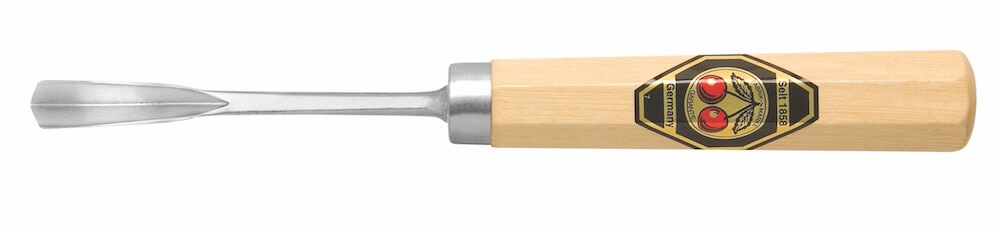 Kirschen #39 Profile 75-V Short Bent Blade Medium Carving Chisels