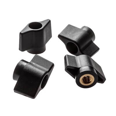 MicroJig GRR-Ripper Thumb Knobs 1/4in x 20TPI Thread for GRR-Ripper Pack of Four