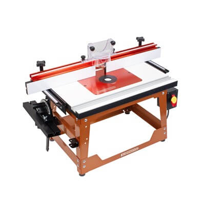 Sherwood Benchtop Router Table with MDF/Phenolic Table & Aluminium Mounting Plate
