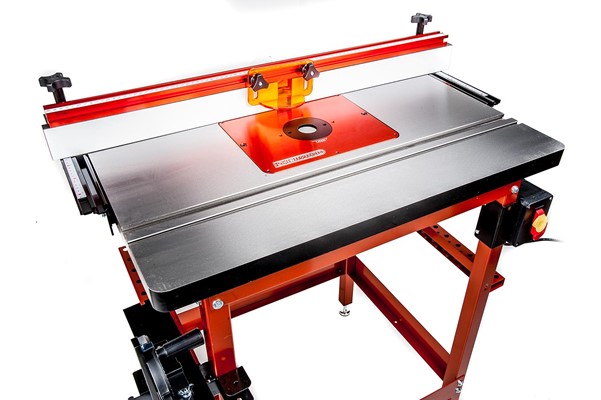 Sherwood Router Table Floor-Standing with Cast-Iron Table & Aluminium Mounting Plate
