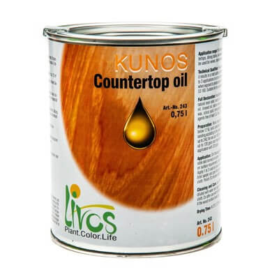 Livos KUNOS Counter Top Oil Water Resistant Matte to Semi Gloss Clear Finish
