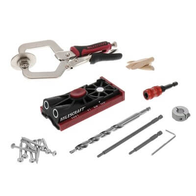 Milescraft Pocket Hole Jig 200 Set with Clamp and Screws