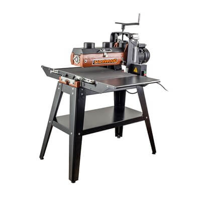 Sherwood 16in Drum Sander with Open Stand Thickness Sander 1125W 1.5HP Variable Speed