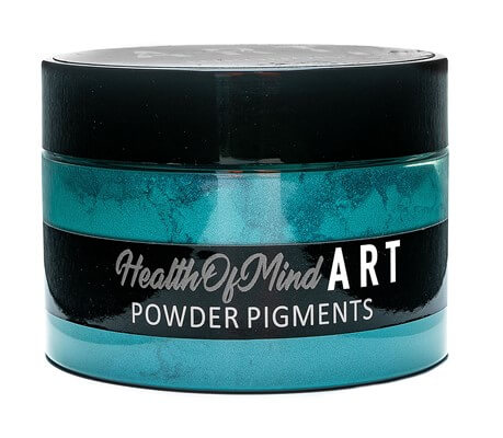 Health of Mind Art Pearlescent Pigment Powder - Turquoise Green