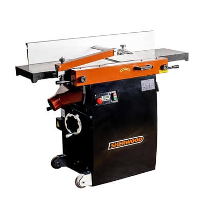 Sherwood 12in Combination Planer Thicknesser with Helical Spiral Head Carbide Knives 3HP