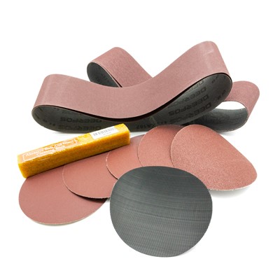 DeerFos Sandpaper Set Abrasives for 4 x 6in Belt and Disc Sanders