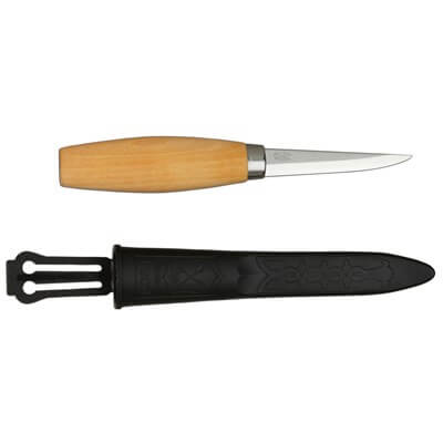 MoraKniv Straight Spoon Carving Knife #106 - Carbon Steel Blade
