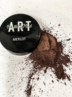 Health of Mind Art Pearlescent Pigment Powder - Merlot