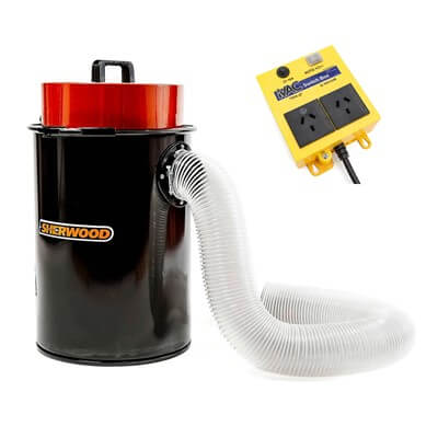 Sherwood DC-50 with iVac Switchbox Automated Dust Collection Bundle