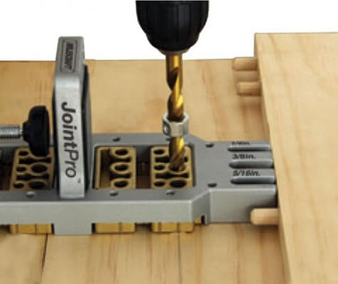 Milescraft JointPro Joinery Dowelling Jig Set includes Drill Stops and Dowels