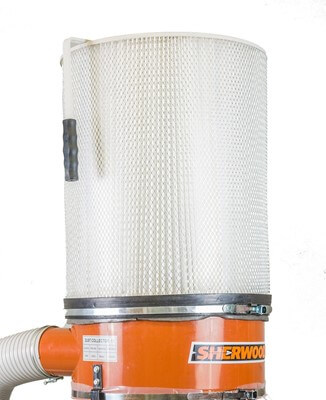 Sherwood Dust Extractor Pleated Filter Cartridges 500x1220mm Suits 2HP and 3HP Units