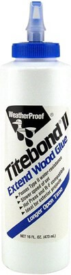 Titebond II Extend Premium Water Resistant Glue Longer Open Time
