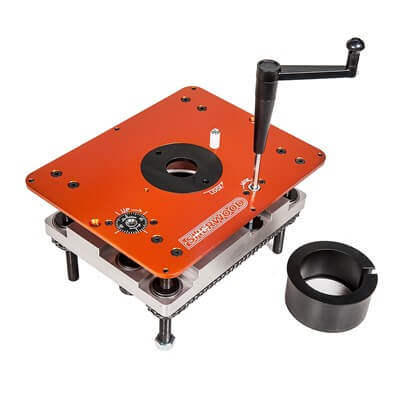 Sherwood Router Lift & Mounting Plate with Round Body Router Motor 1800W