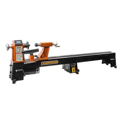 Sherwood Mini Wood Lathe 305mm Swing 550W Variable Speed with Bed Extension