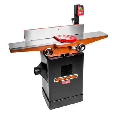 Sherwood 6in Cabinet Jointer Planer Helical Cutterhead 1HP