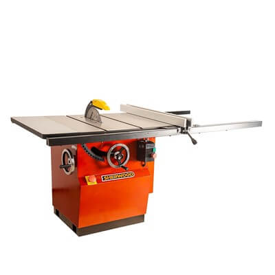 Sherwood 10in Heavy-Duty Table Saw with Panel Attachment, Dado Kit and Dust Guard
